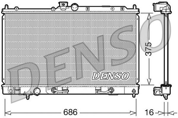Su Radyatörü  DENSO DRM45024