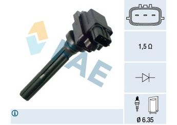 Ateşleme Bobini  MAHER 00748  3341077E20 134028 33410-77E20 3341077E21 33410-77E21 3341077E22 33410-77E22