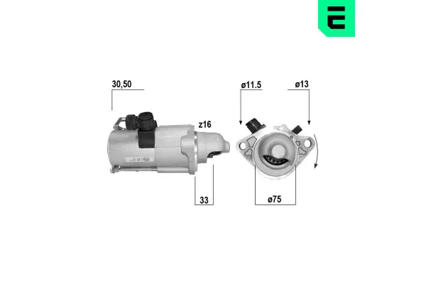 Marş Dinamosu  Honda HR-V (RU)(08.2015->)  ERA 221120A