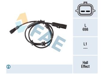 Abs Sensörü Arka Sağ veya Sol FAE 78281  131566 479500005R 47 95 000 05R
