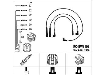 Buji Kablosu  NGK 2566  T716C