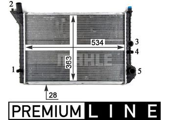 Su Radyatörü  MAHLE CR 212 000P  