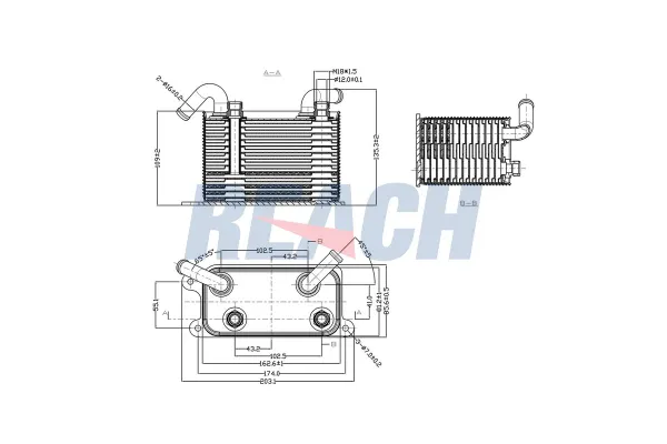 Motor Yağ Soğutucu  BEHR 8MO 376 729-631