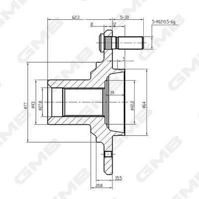 Porya Ön Sağ veya Sol Honda Civic Hybrid Sedan (FD3)(03.2006->)  NAGAMA NWH-HO014
