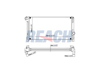 Su Radyatörü  ORİS MPE234023  51708005 51700805 51733001