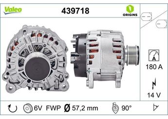 Alternatör  VALEO 439718  3L903023B 3L903023D 03L903023B 03L903023D 3L903024F 03L903024F 3L903024FX 03L903024FX 3L903023BX 03L903023BX 3L903023DX 03L903023DX 3L903024K 03L903024K 3L903024KX 03L903024KX