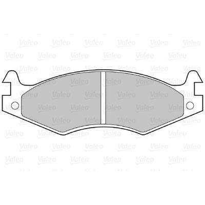 Fren Disk Balata Ön Jeep Wrangler (YJ)(1988->)  VALEO 598595