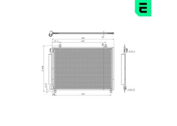 Klima Radyatörü  ERA 667452  95310M68P00 95310M68P10