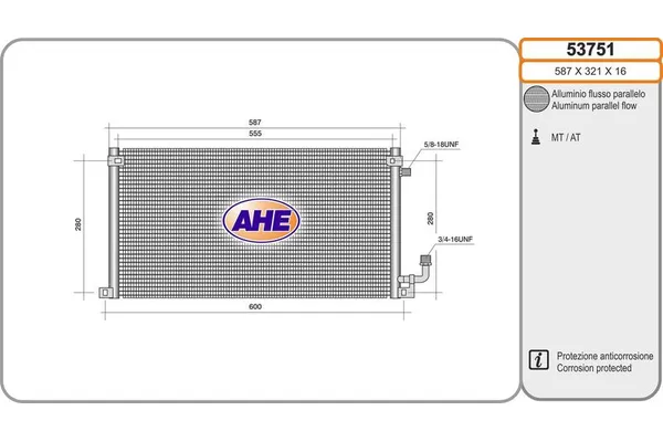 Klima Radyatörü  MGA 82244