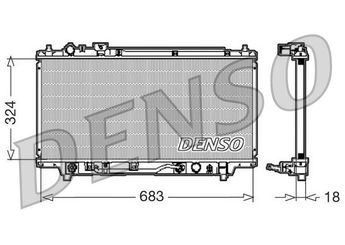 Su Radyatörü  DENSO DRM44001  DRM44001 B59615200D B6BG15200F BPD415200H Z50615200A