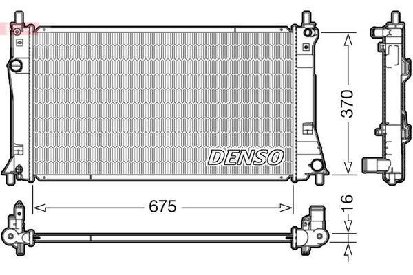 Su Radyatörü  DENSO DRM44035