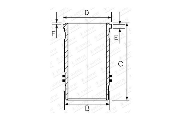 Gömlek (127.00MM-STD)  GOETZE 15-570030-00