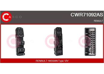 Cam Açma Düğmesi Ön Sağ ZEGEN ZSW1546  254012952R 254015253R 25 40 129 52R 254010488R 254012326R