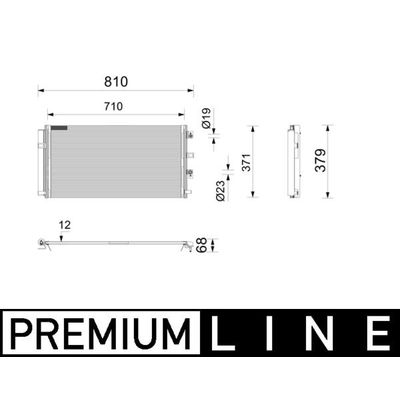 Klima Radyatörü  Ford Kuga (2020->)  MAHLE AC 1213 000P