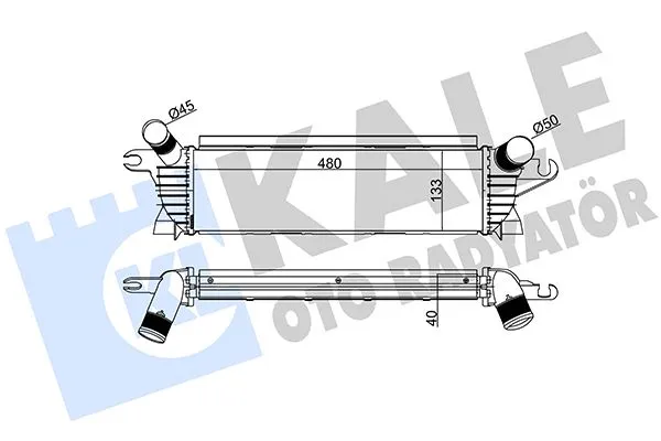 Turbo Radyatörü  KALE 345095