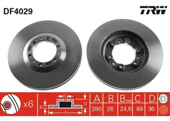 Fren Disk Ayna Ön Sağ ve Sol AYD 51247  8943754164 569050 94375553 3103102K00 8943754163 8943755333 8943755334 8970340343 8970340353 8970340354 97034034 5 69 050 569051 5 69 051 94375416 94375533 97034035