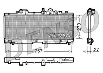 Su Radyatörü  DENSO DRM09091  DRM09091 46723249 7760961