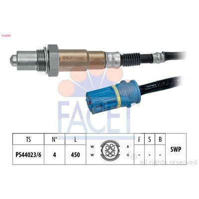 Oksijen (Lambda) Sensörü  BMW M3 Serisi Cabrio (E46)(2001->)  FEBI BILSTEIN 198252