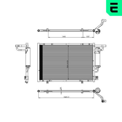 Klima Radyatörü  Ford KA+ (CDU)(2016->)  ERA 667476