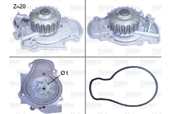 Devirdaim Su Pompası  Honda Accord (CB/CC)(10.1989->)  VALEO 506321