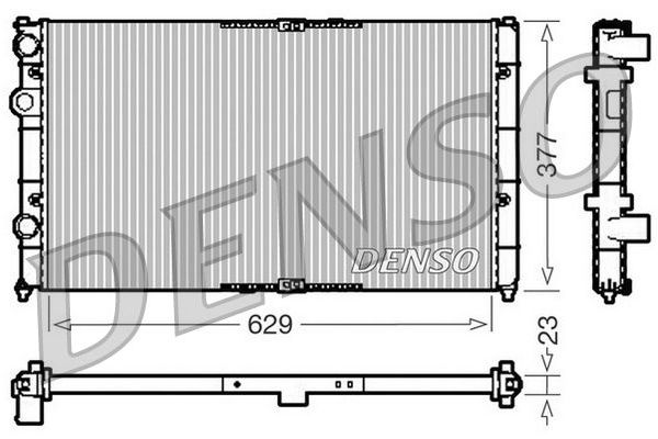 Su Radyatörü  DENSO DRM26040