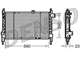 Su Radyatörü  DENSO DRM44003  DRM44003 FS1915200E FS1915200F
