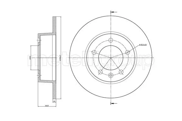 Fren Disk Ayna Arka Sağ ve Sol METELLI 23-0690