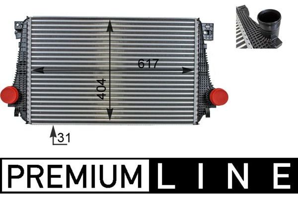 Turbo Radyatörü  Volkswagen Amarok (2HA/2HB/S1B)(03.2010->2016)  MAHLE CI 27 000P