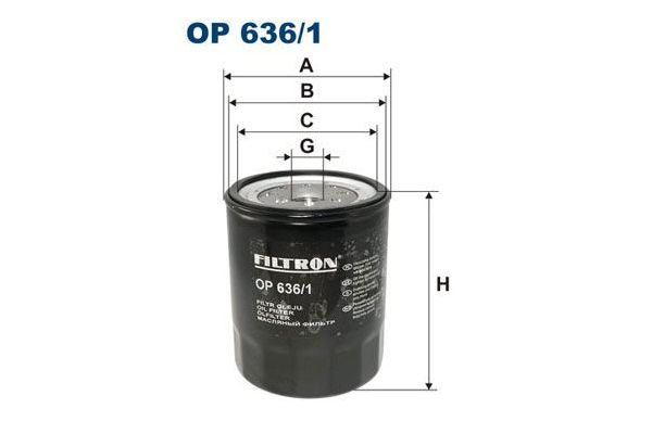 Yağ Filtresi  FILTRON OP 636/1