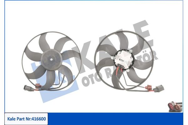 Radyatör Fan ve Motoru  Volkswagen Golf Plus V (5M1)(01.2005->2009)  KALE 416600