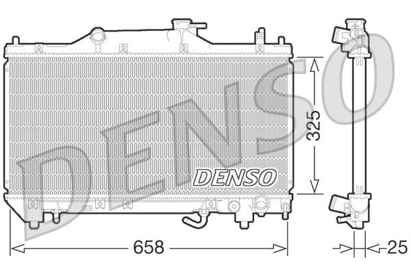 Su Radyatörü  DENSO DRM50067