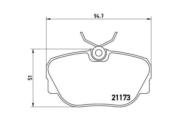 Fren Disk Balata Ön BMW 3 Serisi Touring/Cabrio (E30)(1985->)  MAGNETI MARELLI 363700406010
