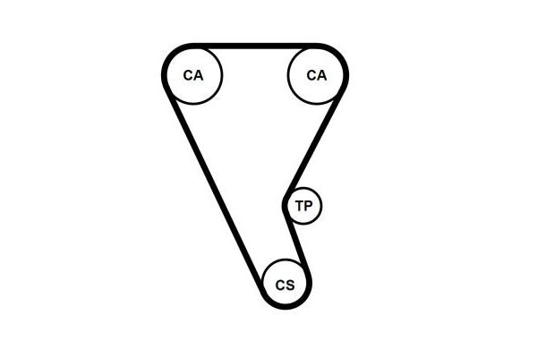 Triger Kayışı  CONTINENTAL CT1240