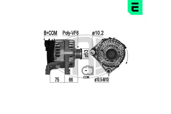 Alternatör  BMW 3 Serisi Sedan (F30)(2011->)  ERA 209325