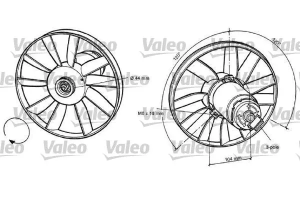 Radyatör Fan ve Motoru  VALEO 696039