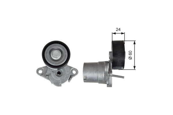 Vantilatör Kayış Gergi Rulmanı  Audi A3 Cabriolet (8VE)(04.2016->)  GATES T39272