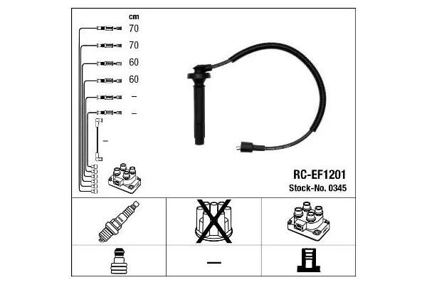 Buji Kablosu  NGK 0345