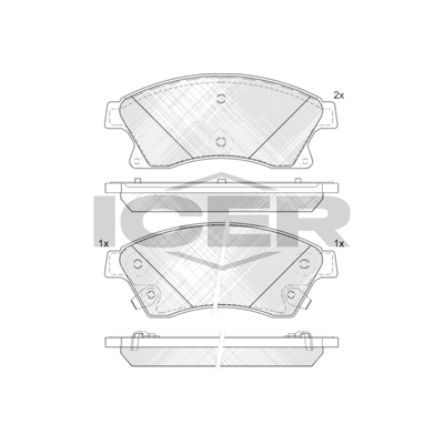 Fren Disk Balata Ön Chevrolet Cruze Hatchback (2011->)  VALEO 672471