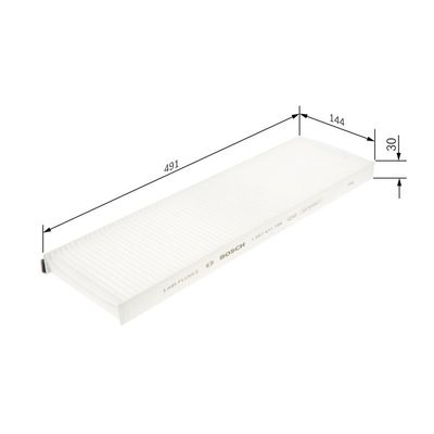 Polen Filtresi  BOSCH 1 987 431 188