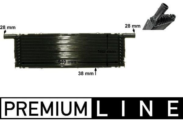 Su Radyatörü  Mercedes 124 S.Wagon (BM 124)(09.1985->)  MAHLE CR 89 000P