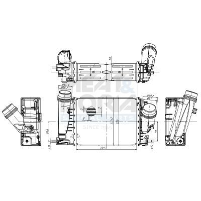 Turbo Radyatörü  Renault Megane IV Grandtour (06.2016->)  NRF 30984
