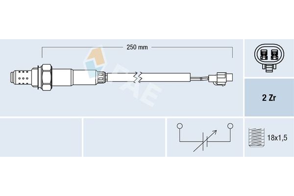 Oksijen (Lambda) Sensörü  Chevrolet Matiz (2004->2005)  NGK 1918