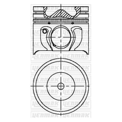 Piston (86.51MM-0.50)  YENMAK 31-03459-050