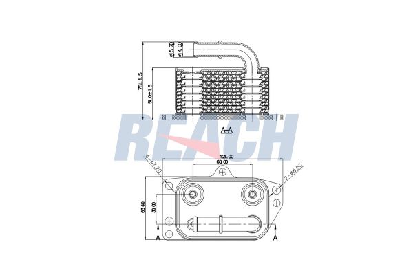 Motor Yağ Soğutucu  Citroen Jumpy (01.2007->)  FROW 261.1540.002