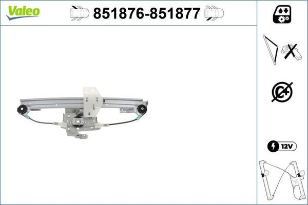 Cam Krikosu Arka Sol VALEO 851876