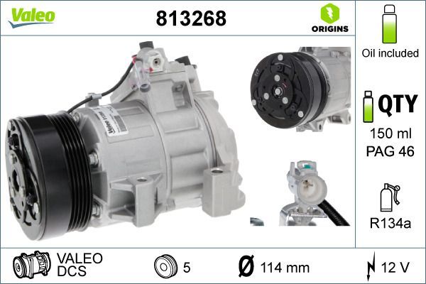 Klima Kompresörü  VALEO 813268