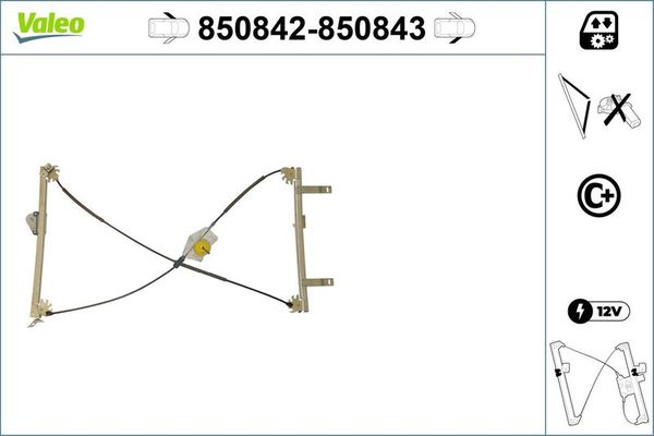 Cam Krikosu Ön Sol VALEO 850842