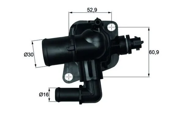Termostat Gövdesi  Ford Ka (CCU)(2008->)  MAHLE TI 150 88