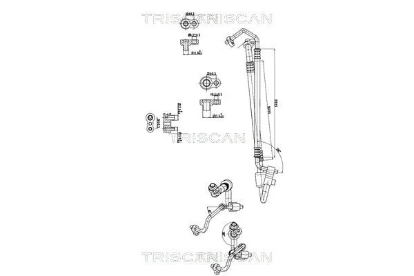 Klima Hortumu  OPEL ORJINAL 39102536