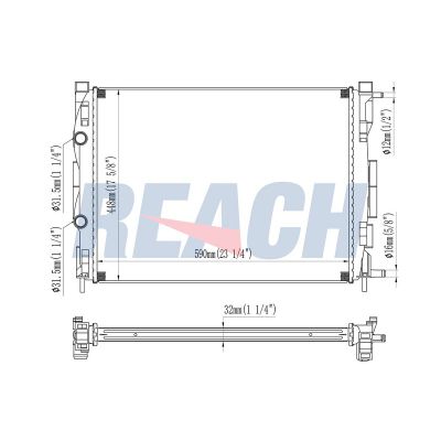 Su Radyatörü  Renault Scenic II (06.2003->)  FORD ORJINAL DG938005EB
